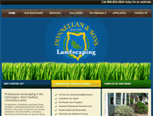 Tablet Screenshot of donnellanlandscaping.com